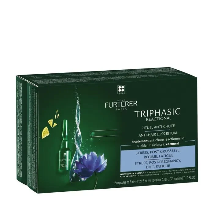 Rene Furterer Triphasic Reactional Trattamento Anticaduta Reazionale 12 Fiale
