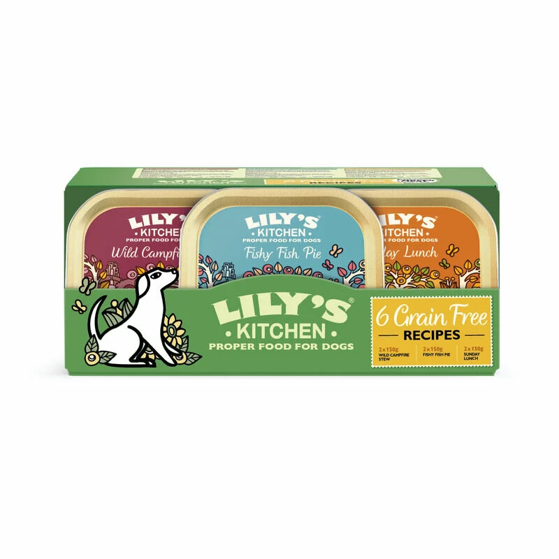Lily's Kitchen Grain-Free Recipes Multipack Adult Dog 6x150g