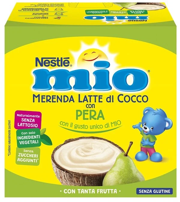 Nestlé Mio Merenda al latte di Cocco con Pera 4x90g