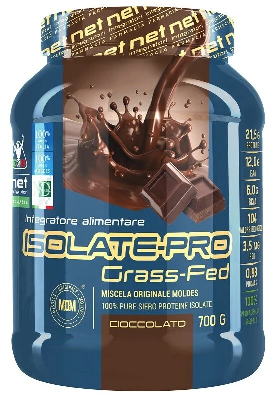 Net Integratori Isolate Pro Proteine Isolate Gusto Cioccolato 700g