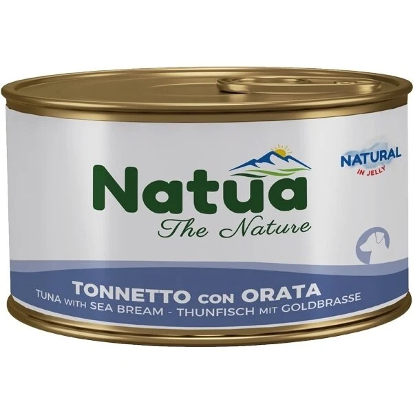Natua Natural Adult Jelly Tonnetto Con Orata Cibo Umido Per Gatto Adulto Lattina 85g