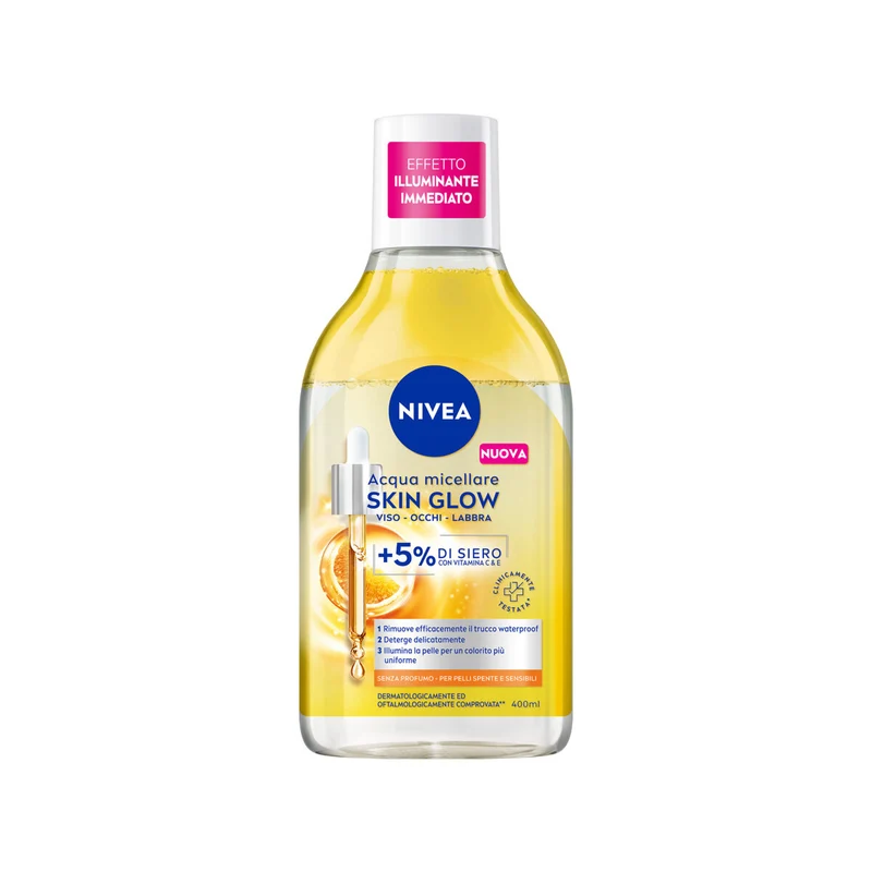 Nivea Acqua Micellare Bifase Skin Glow 400ml