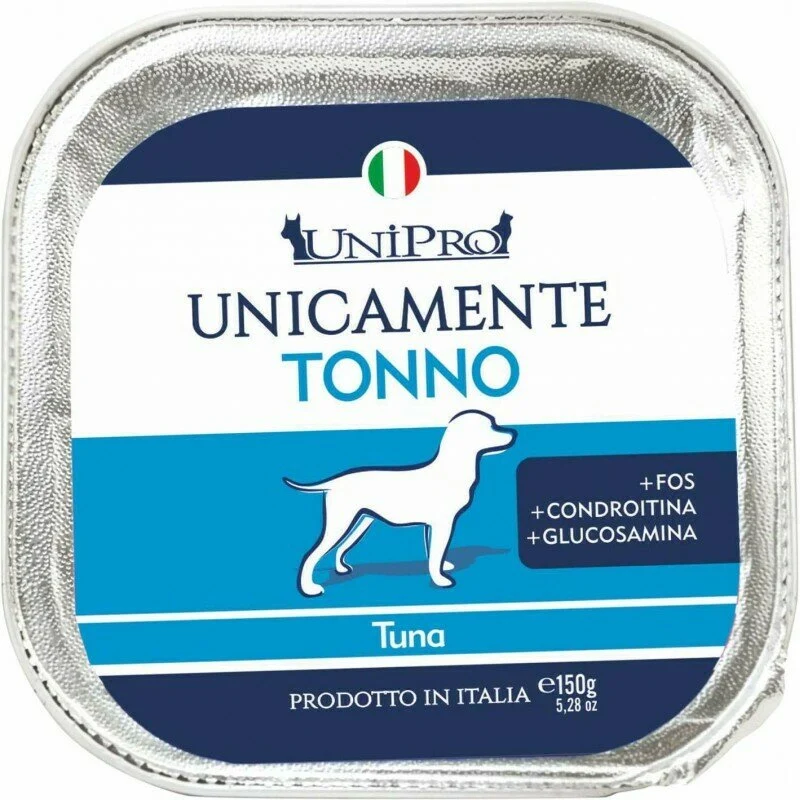 Unipro Unicamente Tonno Cibo Umido Cani Adulti Vaschetta 150g
