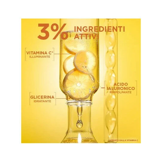 Garnier Maschera Tessuto Occhi Illuminante Vitamina C 2 Pezzi