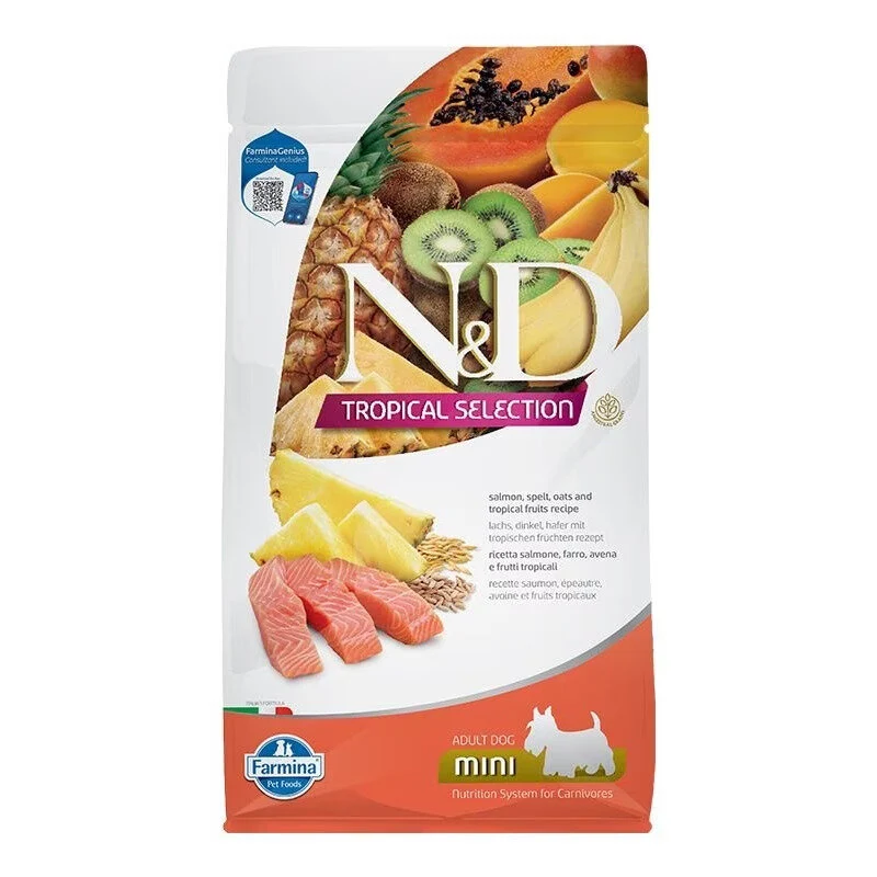 Farmina N&D Dog Mini Tropical Selection Salmon Per Cani Adulti 5kg