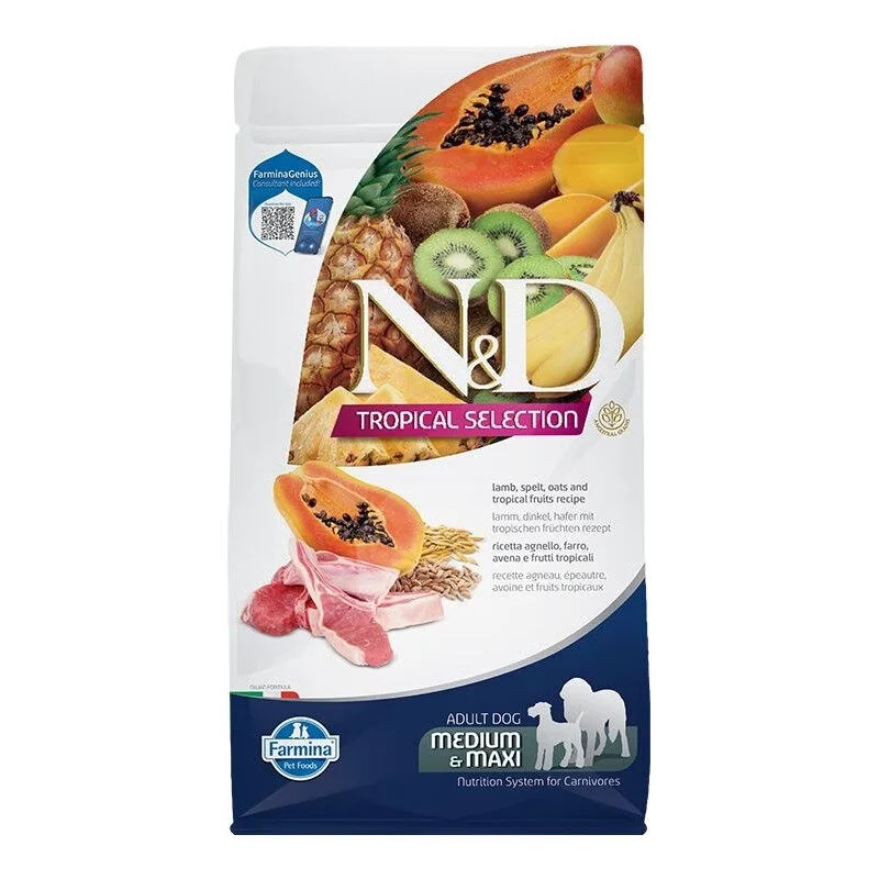 Farmina N&D Dog Medium & Maxi Tropical Selection Lamb Per Cani Adulti 2kg