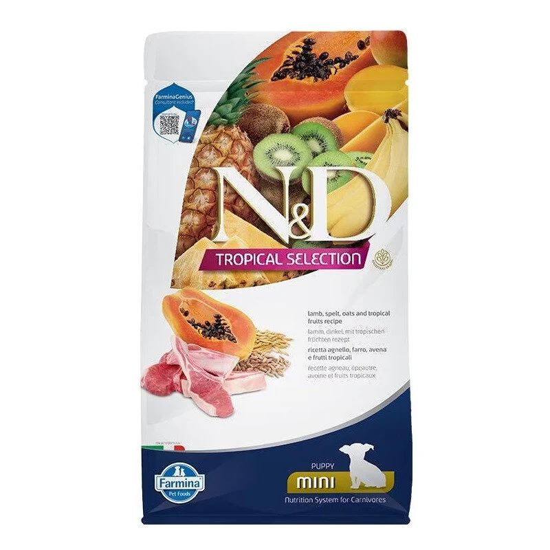 Farmina N&D Dog Mini Tropical Selection Lamb Per Cani Cuccioli 1.5kg