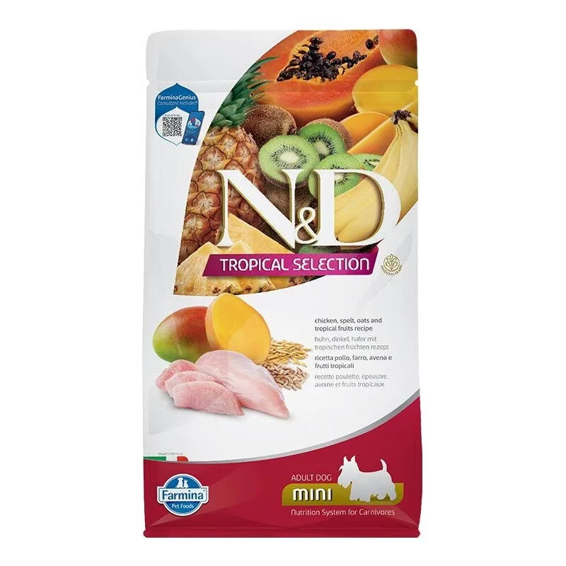 Farmina N&D Dog Mini Tropical Selection Chicken Per Cani Adulti 1.5kg