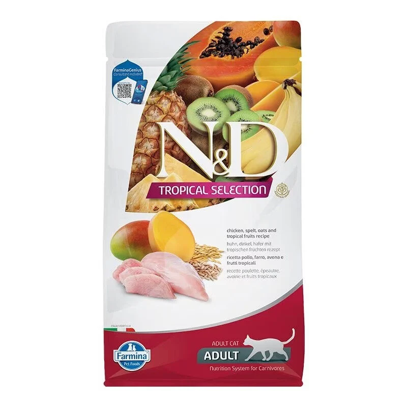 Farmina N&D Cat Tropical Selection Chicken Per Gatti Adulti 1.5kg