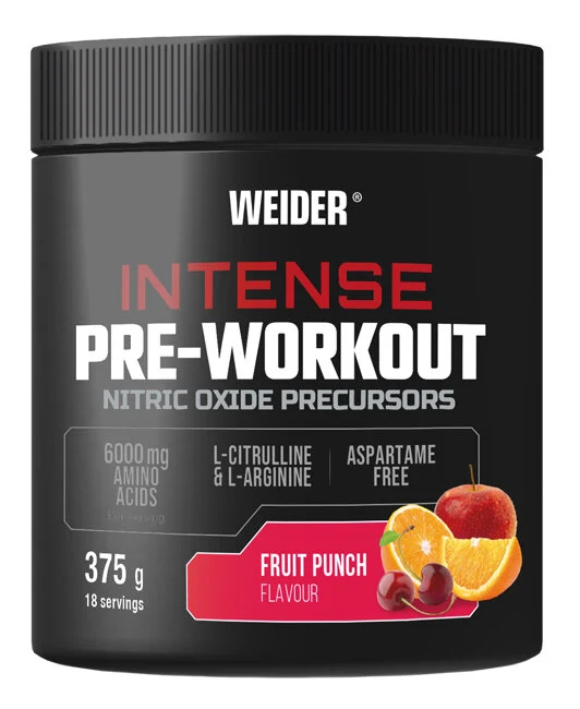 Weider Intense Pre-Workout Gusto Fruit Punch 375g