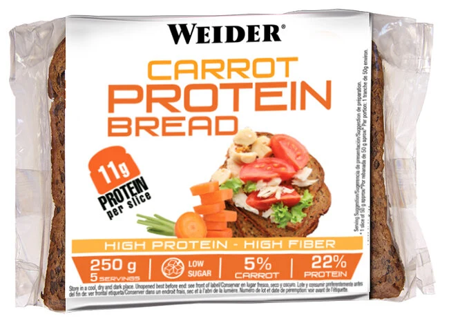 WEIDER PROTEIN BREAD CARROT
