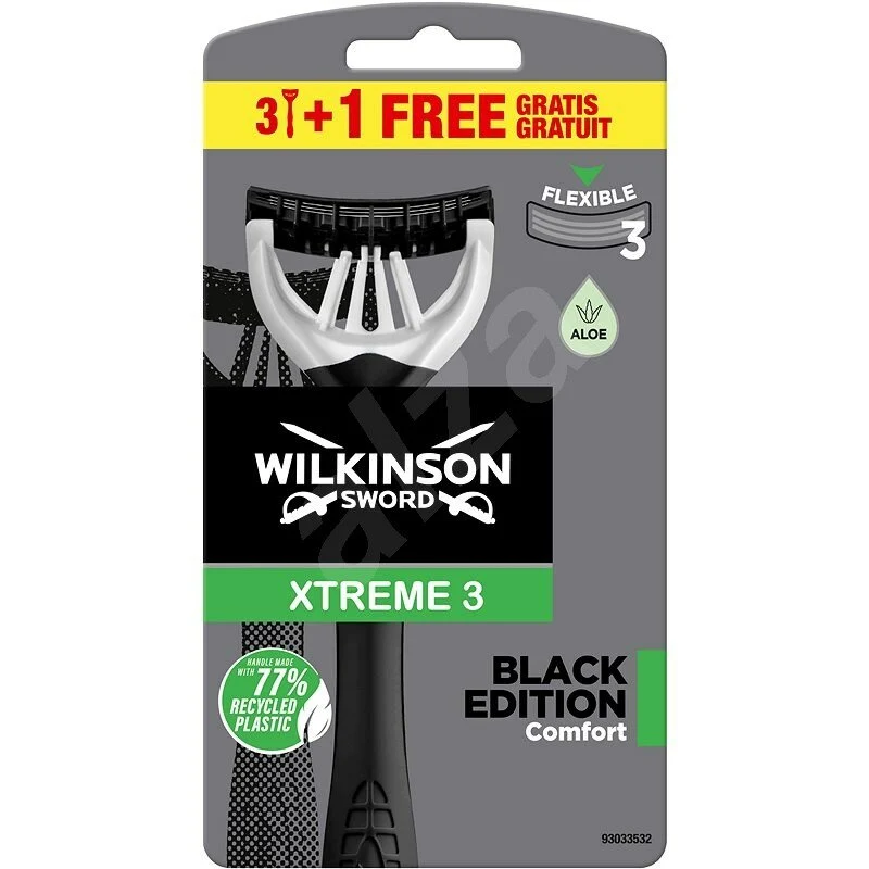 Wilkinson Xtreme 3 Black Edition 3+1pz