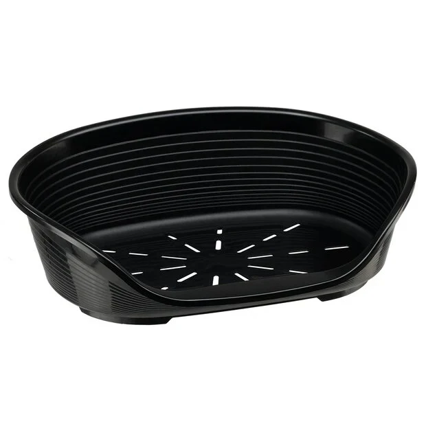 Ferplast Siesta Deluxe Cuccia Cani/Gatti in Plastica Nera Misura 10