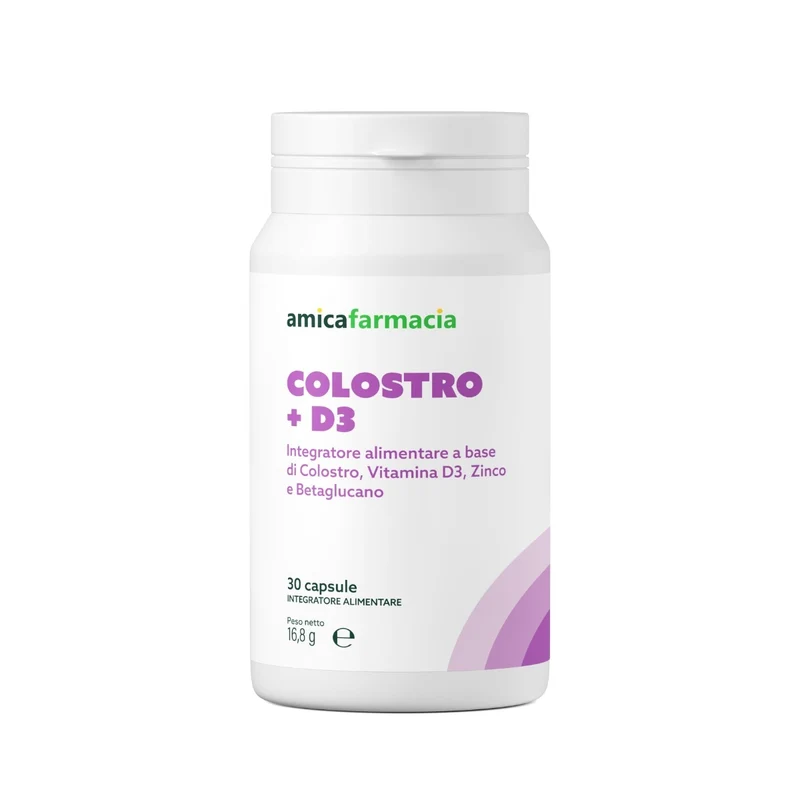 Amicafarmacia Colostro + D3 integratore 30 capsule