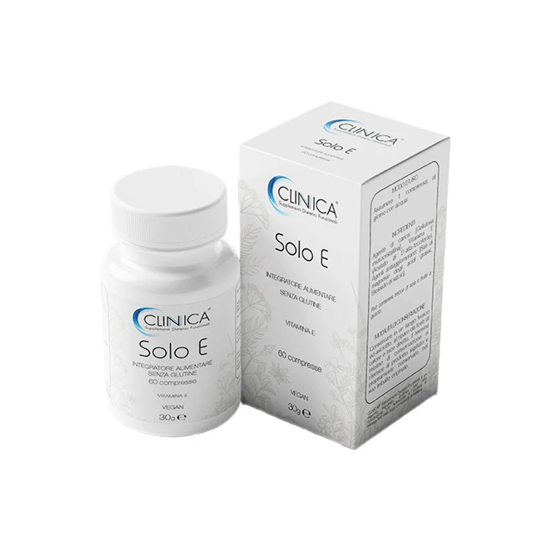 Clinica Solo E - vitamina E - 60 compresse = 2 mesi di trattamento