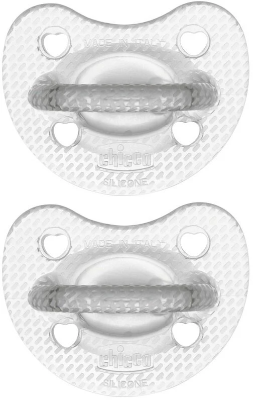 Chicco Gommotto Silicone Crystal 6-16 Mesi 2 Pezzi