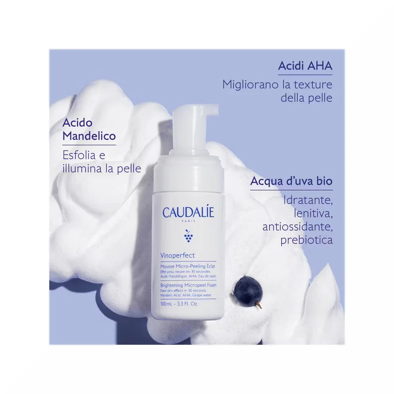 Caudalie Vinoperfect Mousse Micro-Peeling Illuminante 100ml