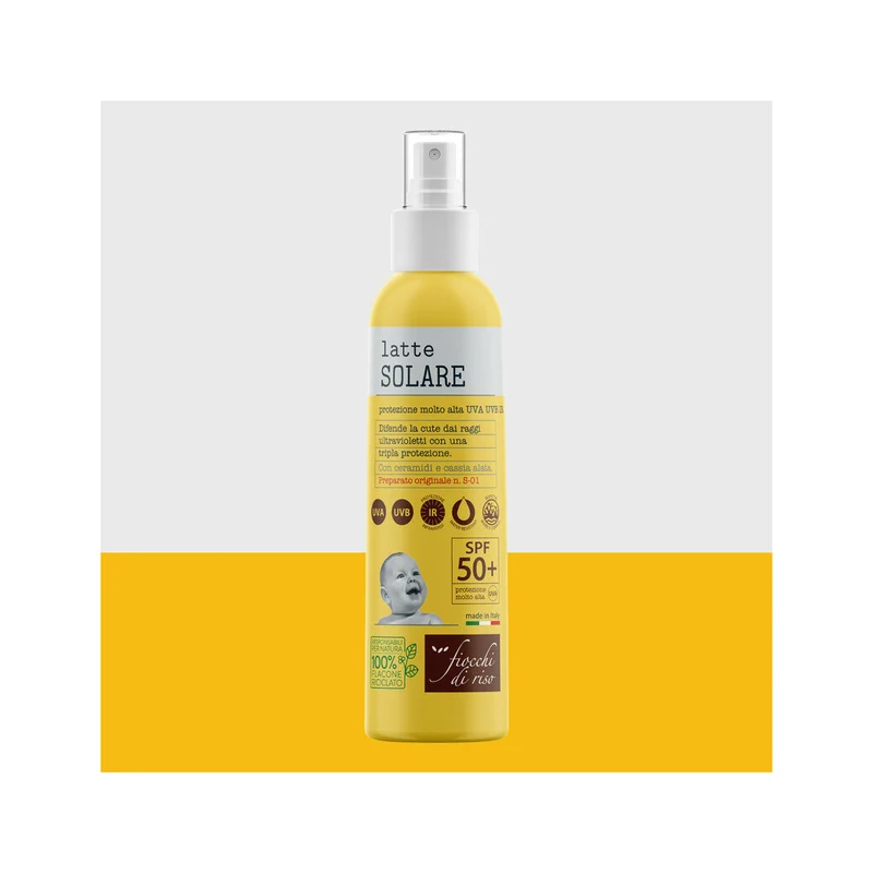 Fiocchi Di Riso Latte Solare Per Bambini 140ml SPF50+