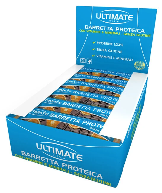 Ultimate Barretta Proteica Fondente Arancia 24x40g