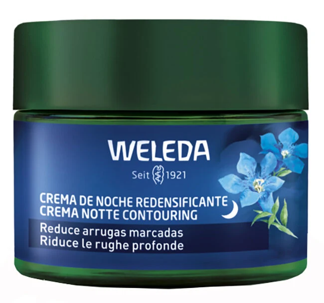 Weleda Crema Notte Contouring Genziana Blu E Stella Alpina 40ml