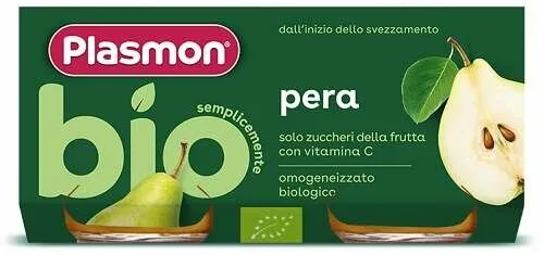 Plasmon Omogeneizzato Bio Pera 2x80g 6Mesi+
