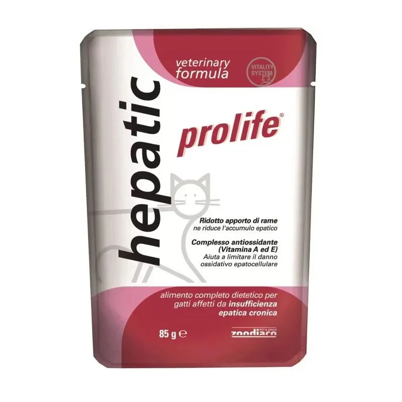 Prolife Veterinary Formula Hepatic Cibo Umido Per Gatti Bustina 85g
