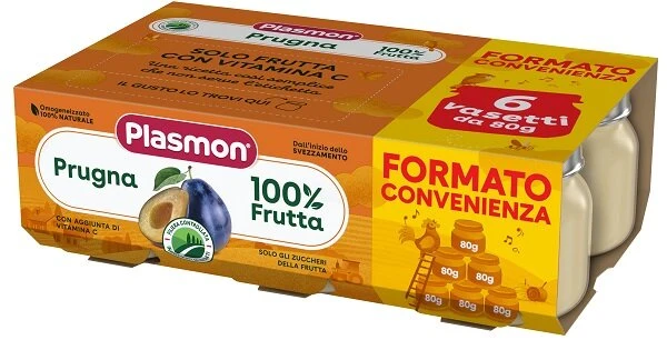 Plasmon Omogeneizzato Prugna 6x80g