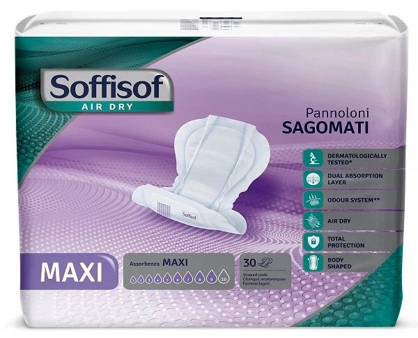 Soffisof Air Dry Maxi Pannolone Sagomato 30 Pezzi