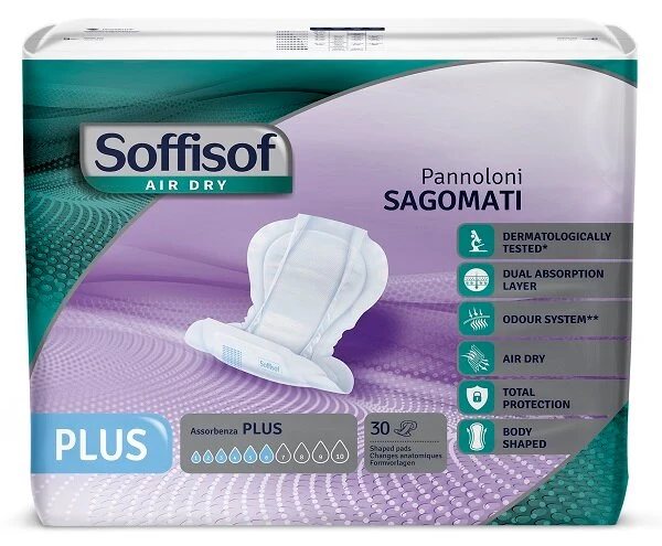 Soffisof Air Dry Plus Pannolone Sagomato 30 Pezzi