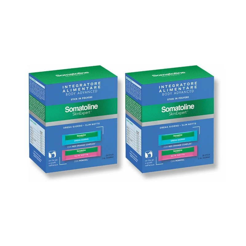 Somatoline Skin Expert Body Advanced 14 Stick Drena Giorno + 14 Stick Slim Notte Bipack
