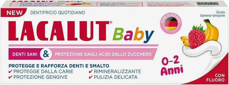 Lacalut Baby Dentifricio 0-2 Anni Con Fluoro 55ml