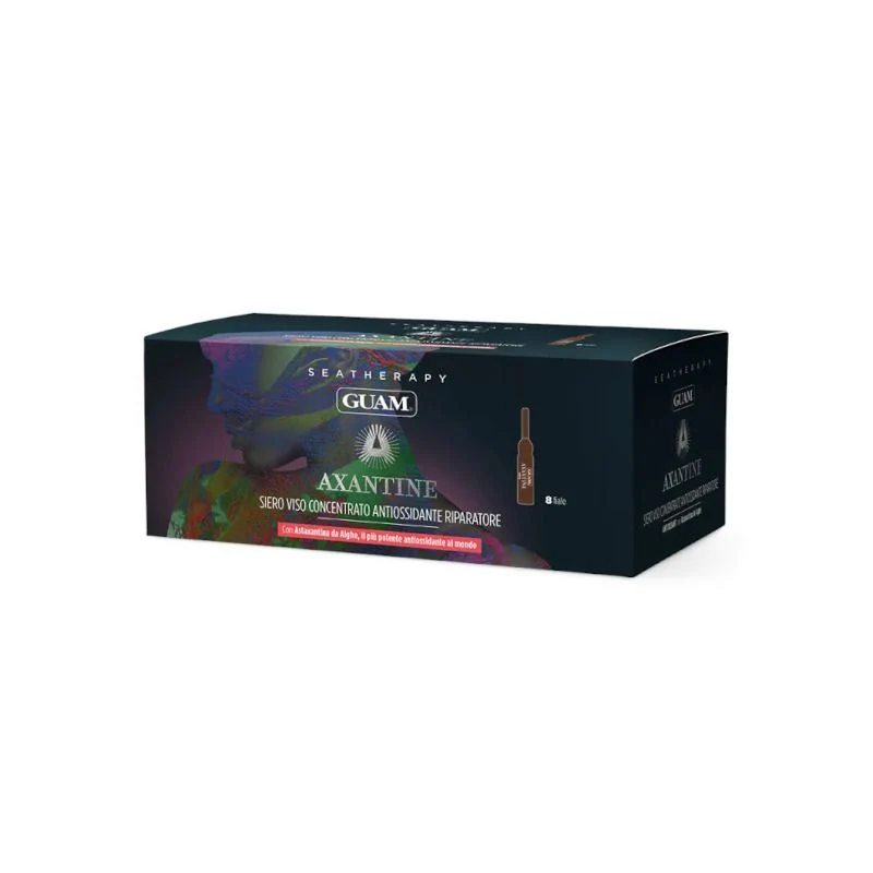 Guam Axantine Siero Viso Concentrato Antiossidante Riparatore 8 Flaconcini Da 2ml