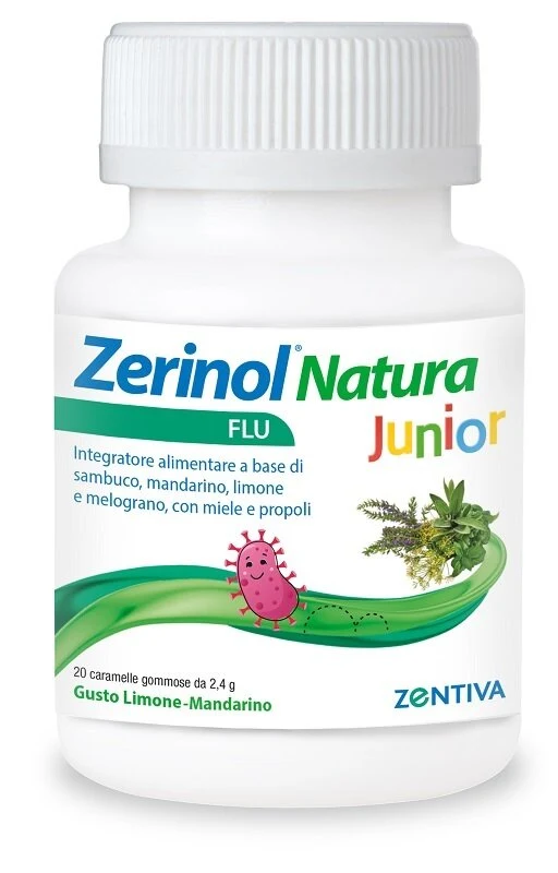 Zerinol Natura Flu Junior 20 Caramelle