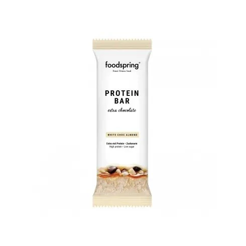 Foodspring Barretta Proteica Extra Cioccolato Bianco E Mandorle 45g