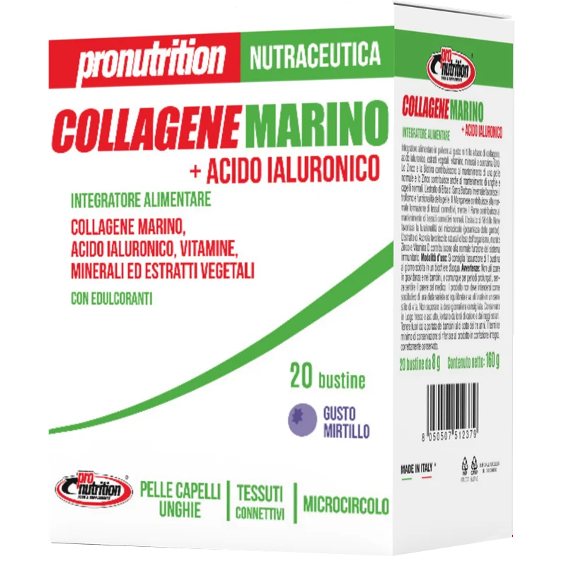 Pronutrition Collagene Marino + Acido Ialuronico 20 Bustine