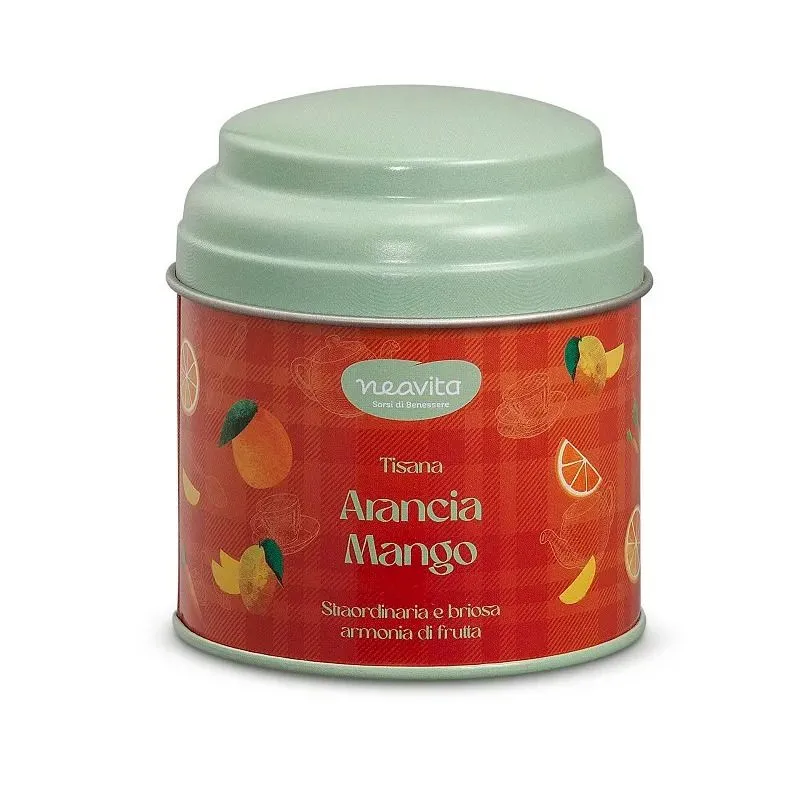 Neavita Infuso Arancio e Mango In Barattolino Happy Fruits Rosso
