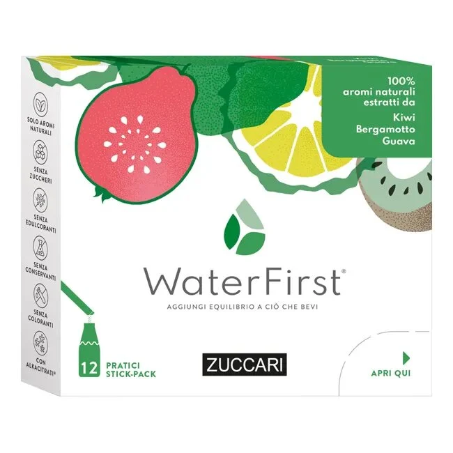 Zuccari WaterFirst Kiwi Bergamotto Guava 12 Stick