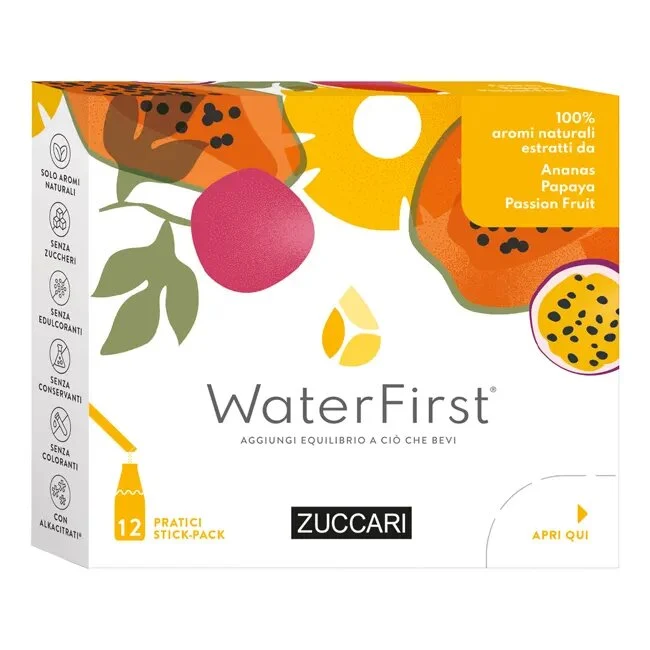 Zuccari WaterFirst Ananas/Papaya/Passion Fruit 12 Stick