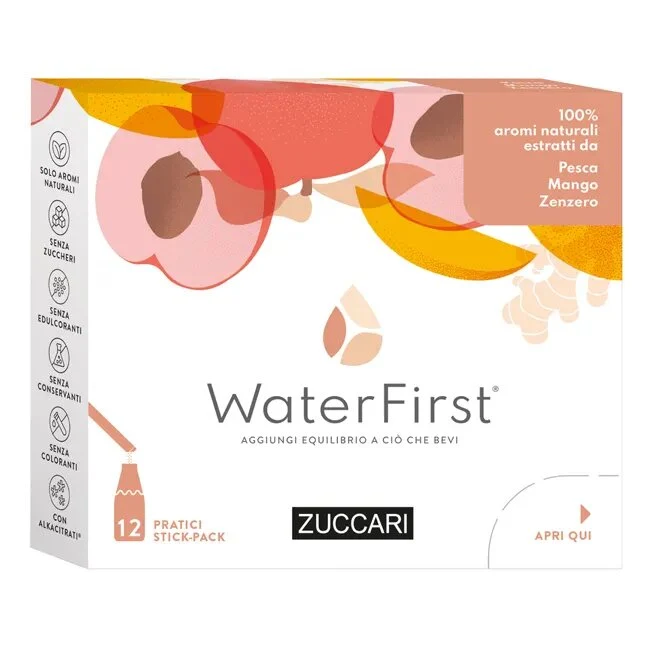 Zuccari WaterFirst Pesca Mango Zenzero 12 Stick