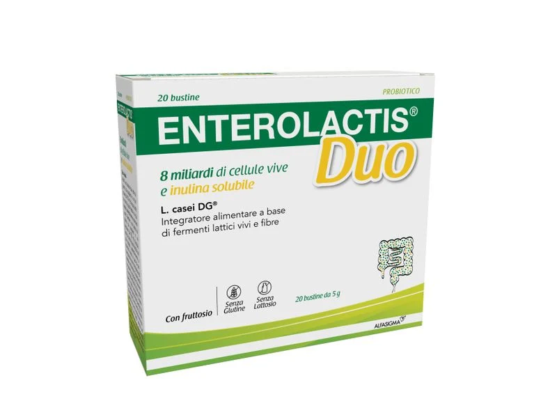 Enterolactis Duo 20 Bustine - Integratore Probiotico Efficace