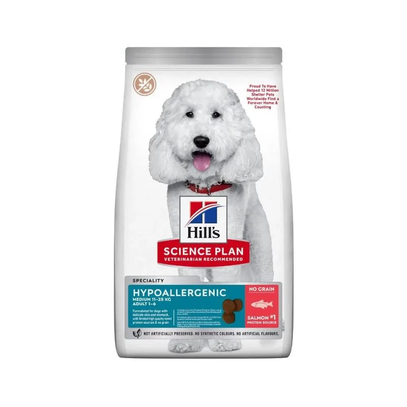 Hill's Science Plan Hypoallergenic Al Salmone Cibo Secco Cani Adulti Taglia Small Sacco 6kg