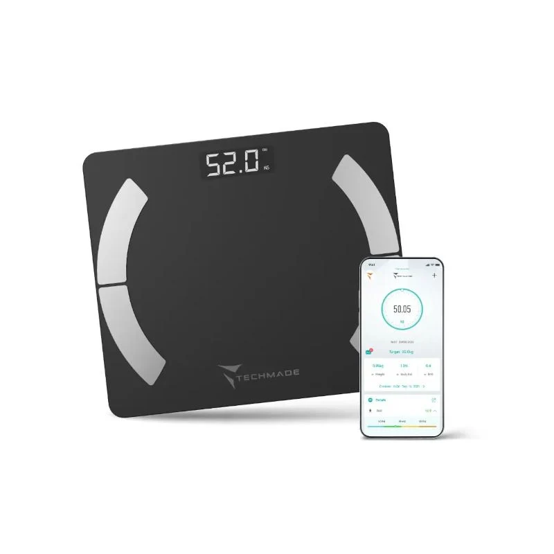 Techmade Bilancia Smart Digitale Black