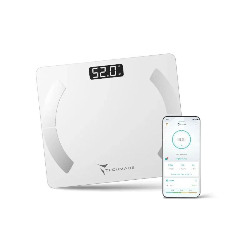 Techmade Bilancia Smart Digitale White