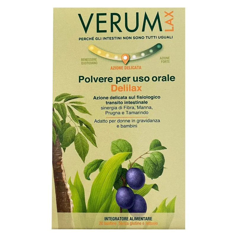 Verum Lax Polvere per uso orale Delilax 20 bustine