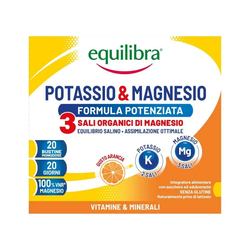 Equilibra Potassio & Magnesio 3 Sali 20 Bustine
