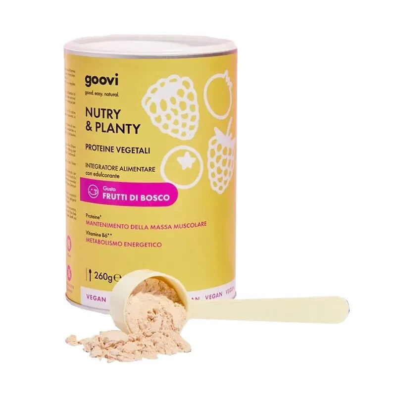 Goovi Proteine Vegetali Frutti Di Bosco 260g