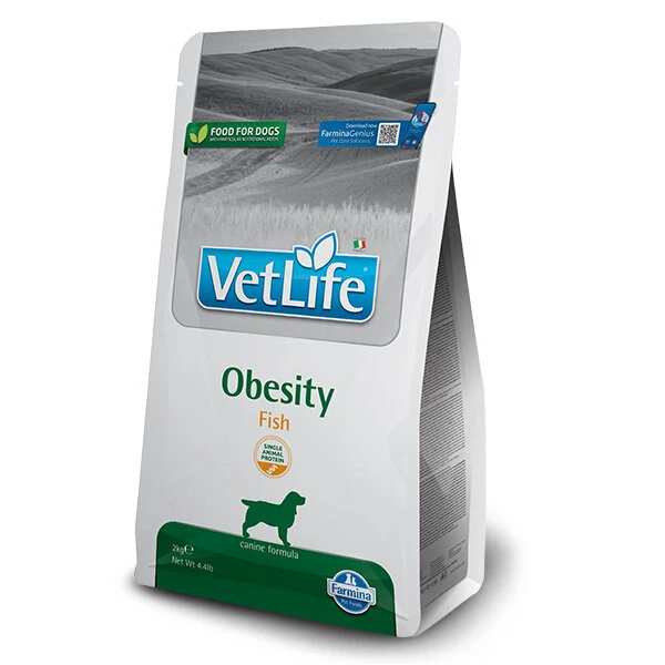 Farmina Vet Life Obesity Fish Cibo Secco Per Cani Sacco 2 Kg