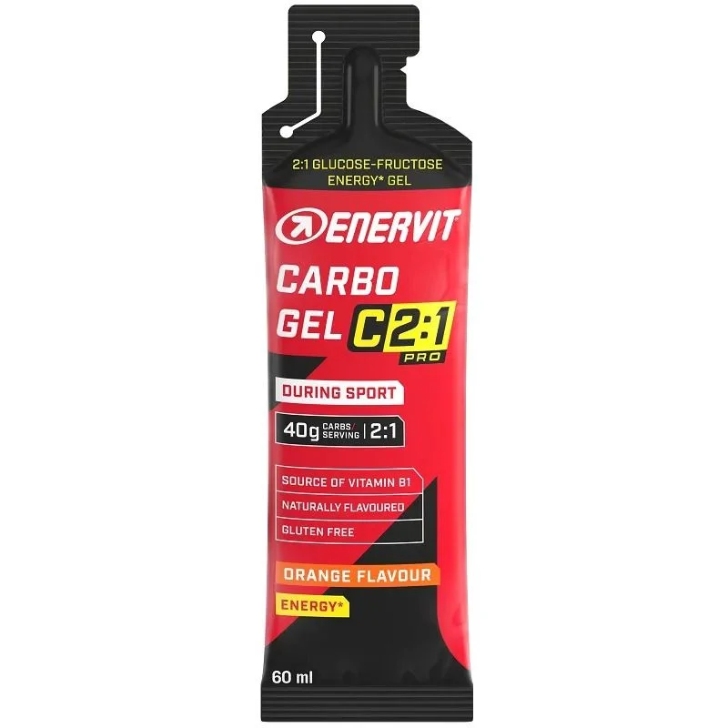 Enervit Carbo Gel C2:1 Pro Gel Energetico 60ml Gusto Arancia