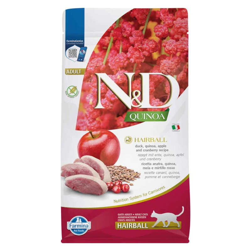Farmina N&D Cat Quinoa Hairball Per Gatti Adulti 1.5kg