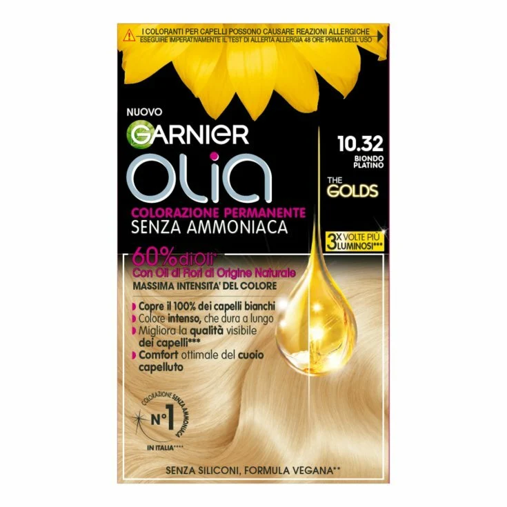 Garnier Olia Colorazione Capelli 10.32 Biondo Platino